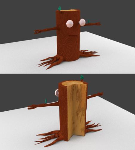 Log Creature with Chopped Back preview image